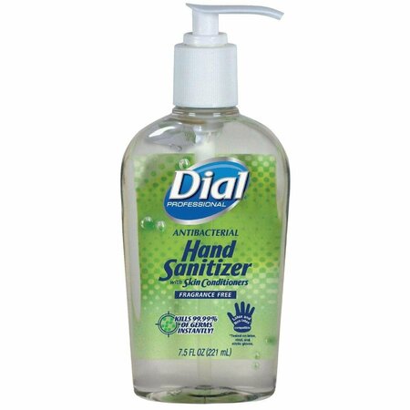 DIAL 7.5 Oz. Fragrance Free Hand Sanitizer 1382959